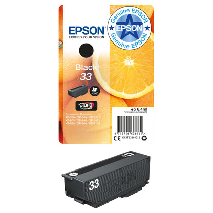 Epson Tinte 4LB Singlepack Black 33 Claria Premium Ink