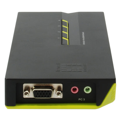 KVM Switch 4-Fach | VGA + 2xUSB + Audio LevelOne