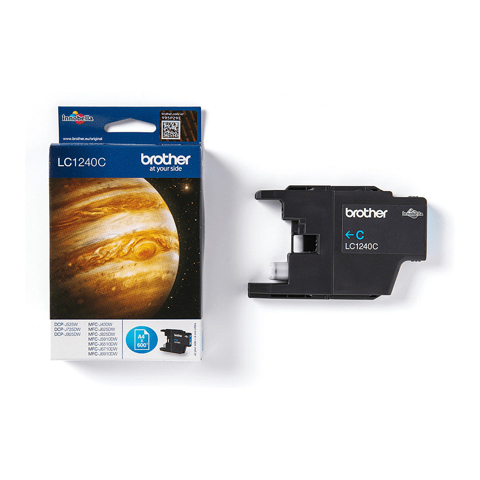 Brother Tinte LC-1240C Cyan bis zu 600 Seiten nach ISO/IEC 24711