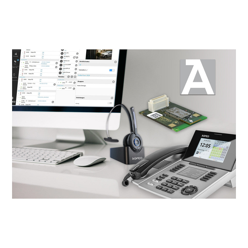 AGFEO ST 56 SENSORfon silber