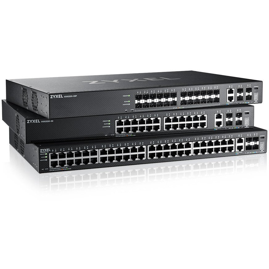 26+4P Zyxel XGS2220-30HP POE M RM