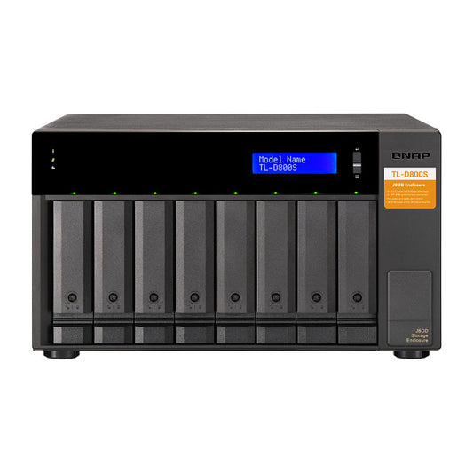 QNAP TL-D800S 8-bay desktop SATA JBOD expansion unit