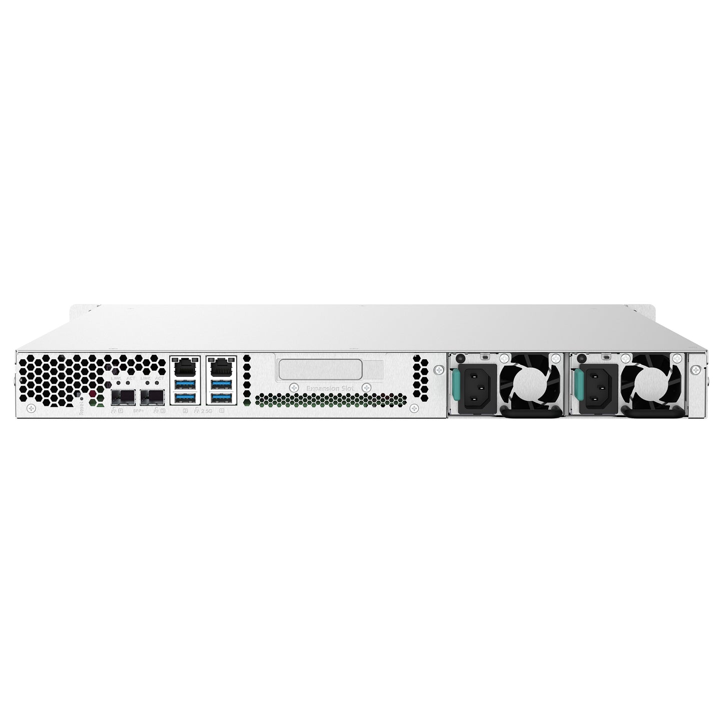 QNAP TS-432PXU-RP-2G 4-Bay rackmount NAS AL324 2GB DDR4 UDIMM RAM SATA 6Gb/s 2x 10GbE SFP+ 2x 2.5GbE 1x PCIe Gen2 x2 slot 250W