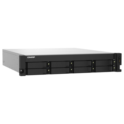 QNAP TS-832PXU-4G 8-Bay Quad-Core 1,7GHz Rackmount NAS mit 250W Netzteil 4GB DDR4 UDIMM RAM SATA 6Gbit/s