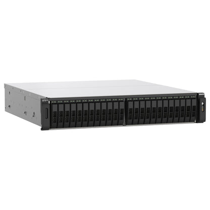 QNAP TS-h2490FU-7302P-128G 24-Bay all-flash NAS AMD EPYC 7302P NVMe Gen3x4 128GB RAM 2x2.5GbE LAN 4x25GbE SFP28