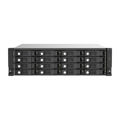 QNAP TL-R1620SEP-RP 16-bay 3U rackmount SAS 12Gbps JBOD expansion enclosure with SAS expander 12Gbps & SAS/SATA 6Gbps drives
