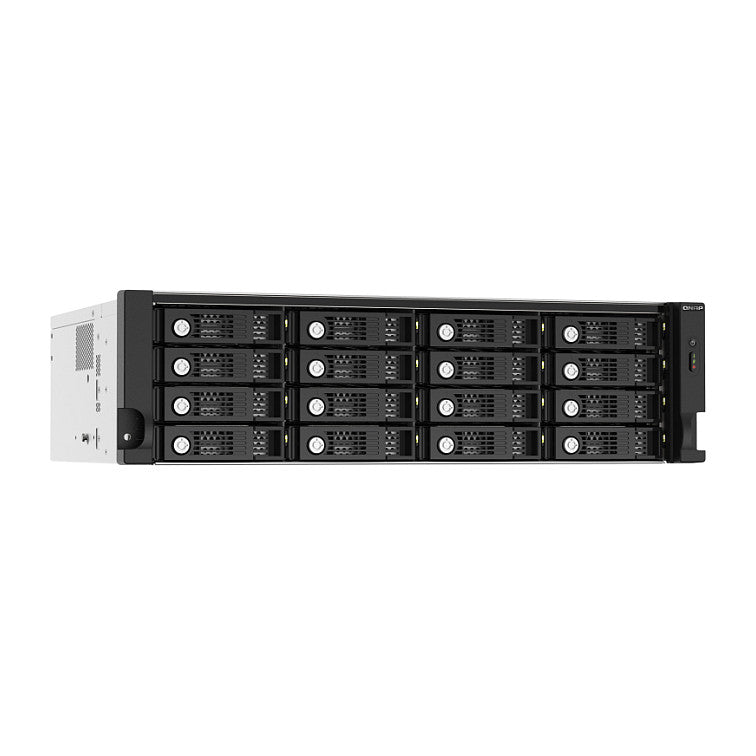 QNAP TL-R1620SEP-RP 16-bay 3U rackmount SAS 12Gbps JBOD expansion enclosure with SAS expander 12Gbps & SAS/SATA 6Gbps drives