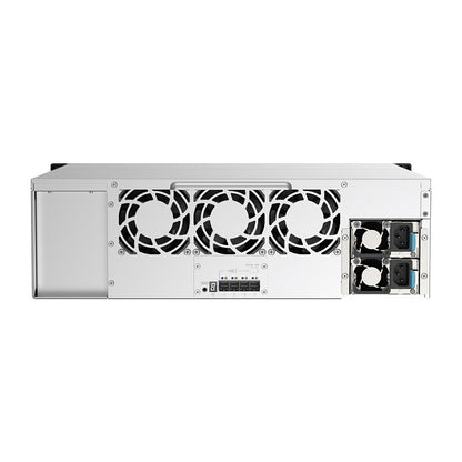 QNAP TL-R1620SEP-RP 16-bay 3U rackmount SAS 12Gbps JBOD expansion enclosure with SAS expander 12Gbps & SAS/SATA 6Gbps drives