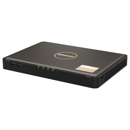 QNAP TBS-464-8G Intel Celeron N5105/N5095 quad-core 1.5GHz processor burst up to 2.9GHz 8GB DDR4 RAM