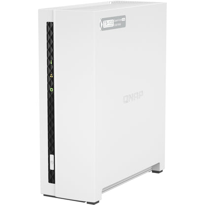 QNAP TS-133 1 bay ARM 1.8GHz Quad core 1xSATA 6Gb/s 2GB DDR4 1xGbE 1xUSB3.2 Gen1 and 1xUSB2.0