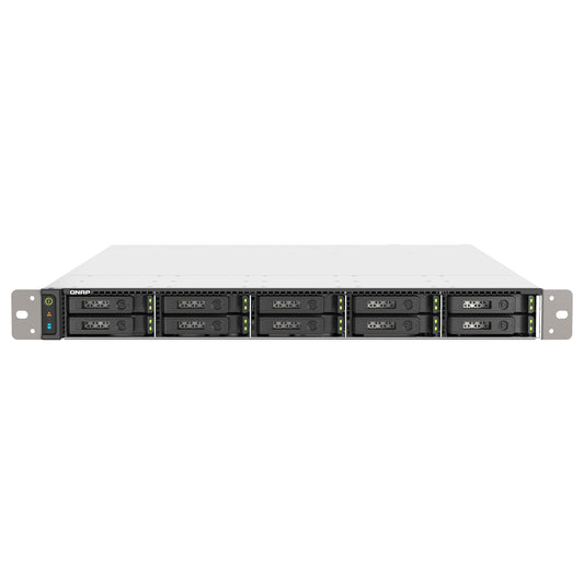 QNAP TS-H1090FU-7232P-64G 10-bay rackmount NAS AMD EPYC 7302P 16-core 3,3GHz 8x8GB RDIMM DDR4 ECC