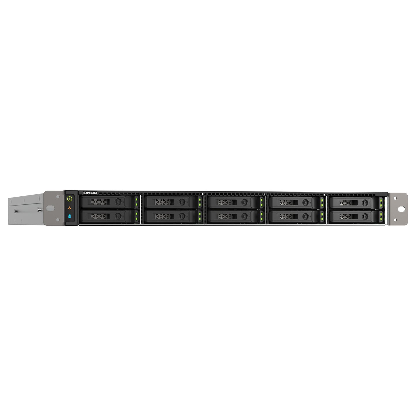 QNAP TS-H1090FU-7232P-64G 10-bay rackmount NAS AMD EPYC 7302P 16-core 3,3GHz 8x8GB RDIMM DDR4 ECC