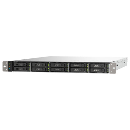 QNAP TS-H1090FU-7232P-64G 10-bay rackmount NAS AMD EPYC 7302P 16-core 3,3GHz 8x8GB RDIMM DDR4 ECC