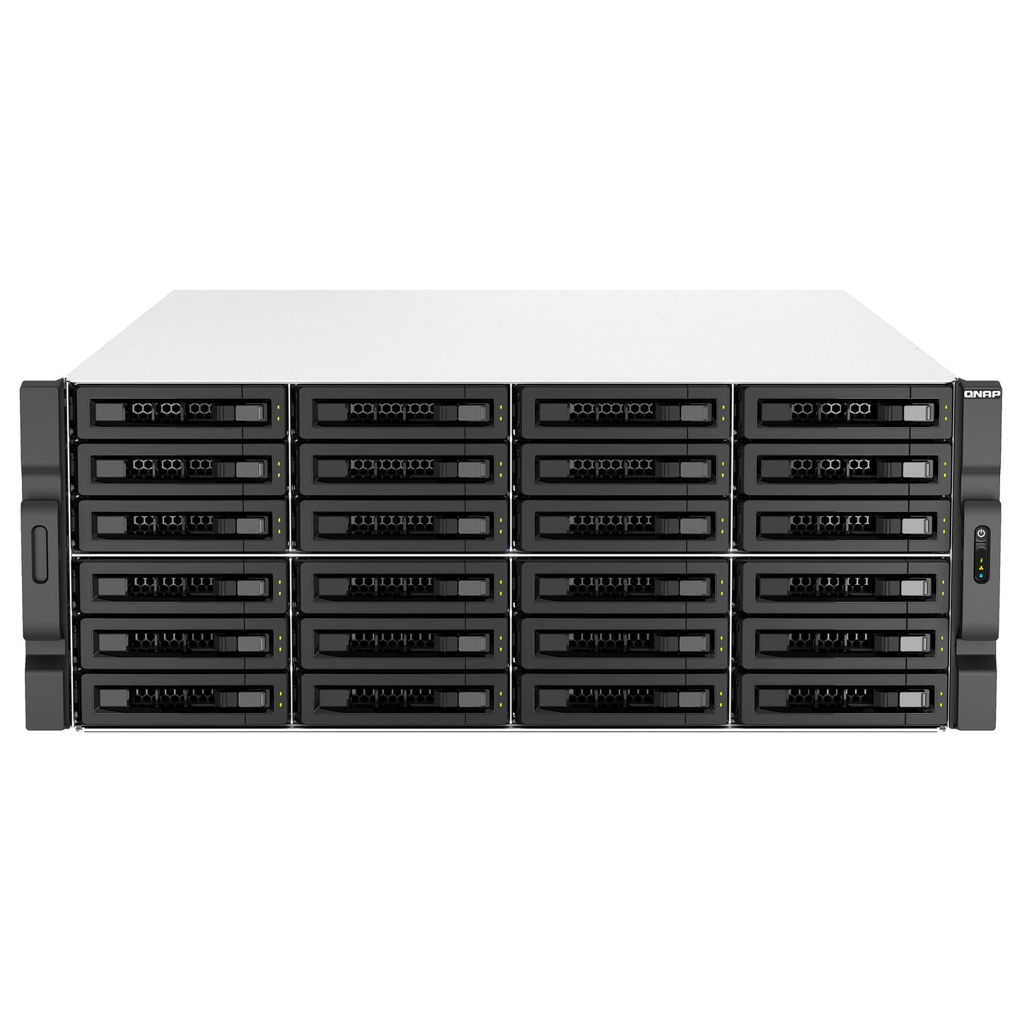 QNAP TS-h3087XU-RP-E2378-64G Intel Xeon E-2378 8 Cores/16 Threads 64GB ECC DDR4 4x16 30-Bay 4U rackmount NAS