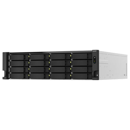 QNAP TS-h2287XU-RP-E2336-32G Intel Xeon E-2336 6 Cores/12 Threads 32GB ECC DDR4 2x16 22-Bay 3U rackmount NAS