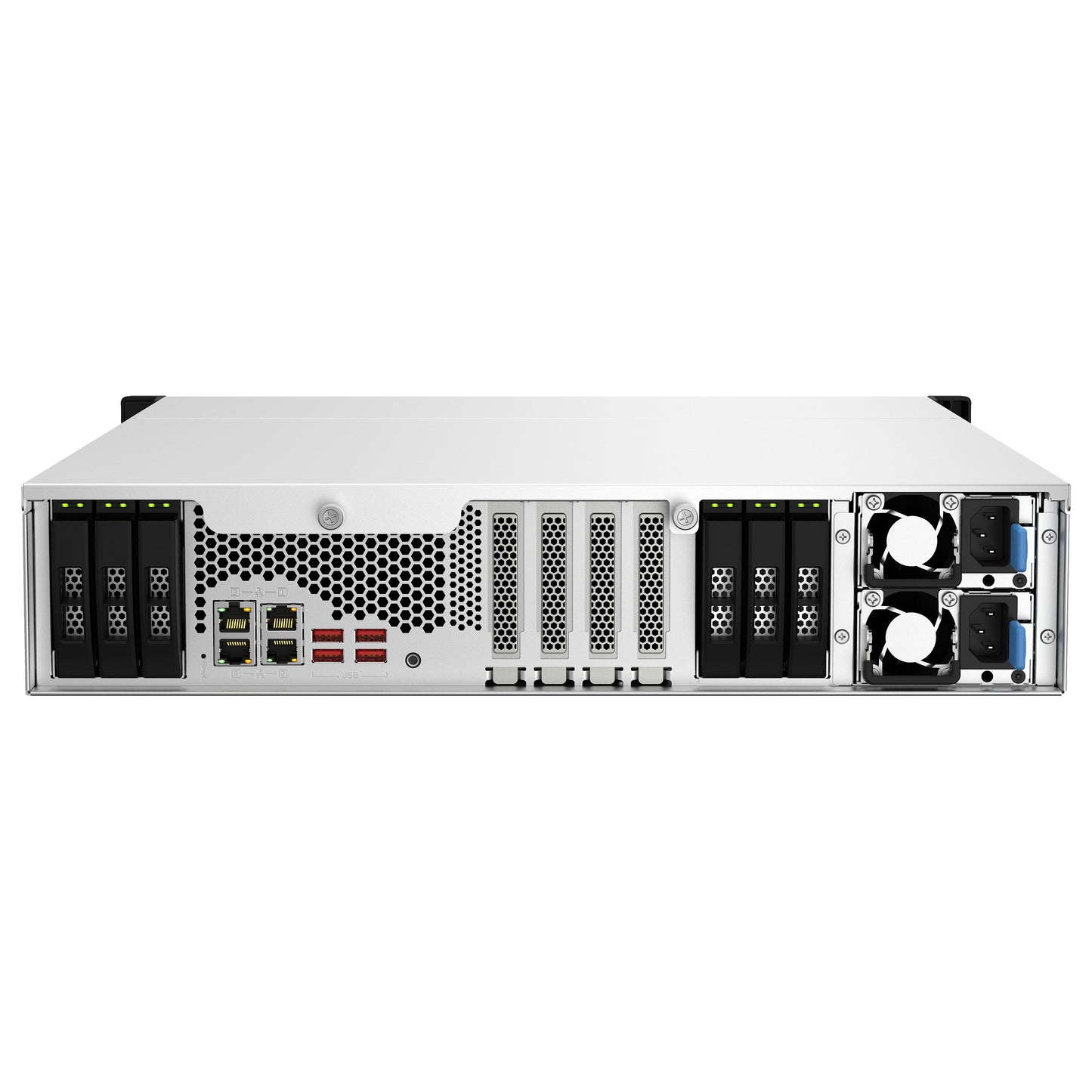 QNAP TS-h1887XU-RP-E2336-32G Intel Xeon E-2336 6 Cores/12 Threads 32GB ECC DDR4 2x16 18-Bay 2U rackmount NAS