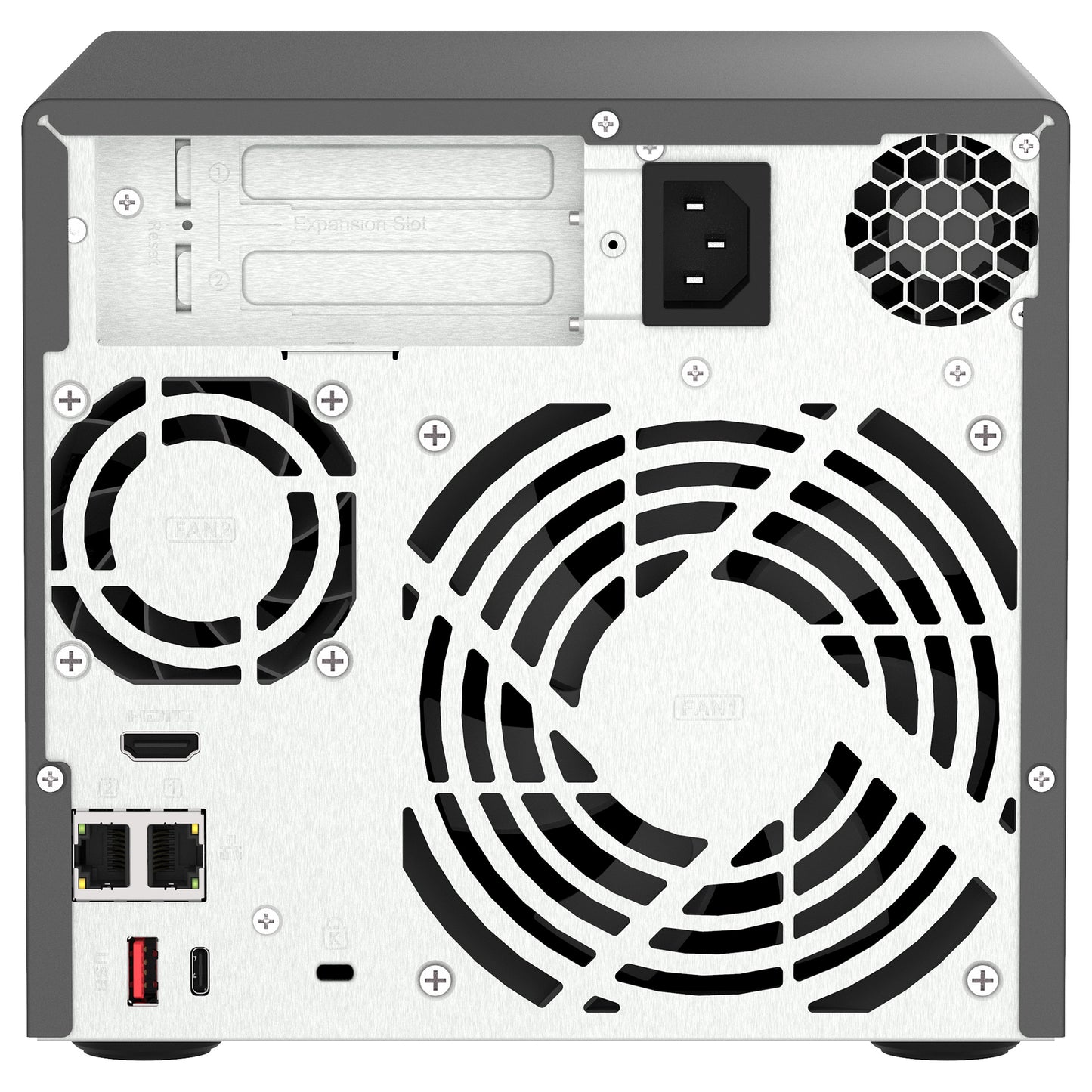 QNAP TVS-H474-PT-8G 4-bay QuTS hero NAS Intel Pentium Gold G7400 up to 3,7GHz 8GB SO-DIMM