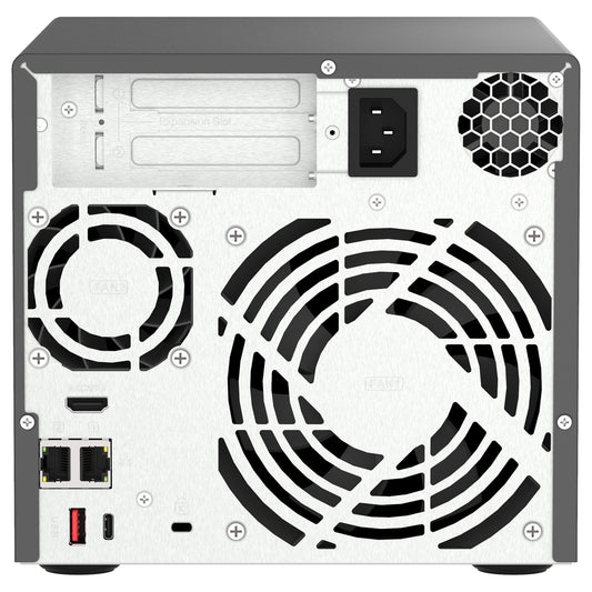 QNAP TVS-H474-PT-8G 4-bay QuTS hero NAS Intel Pentium Gold G7400 up to 3,7GHz 8GB SO-DIMM