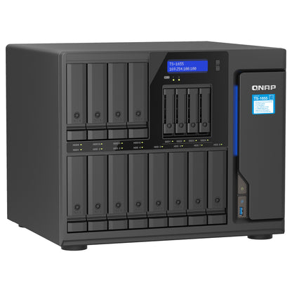 QNAP TS-1655-8G 16-Bay NAS Intel Atom C5125 8-core/8-thread 2.8GHz processor