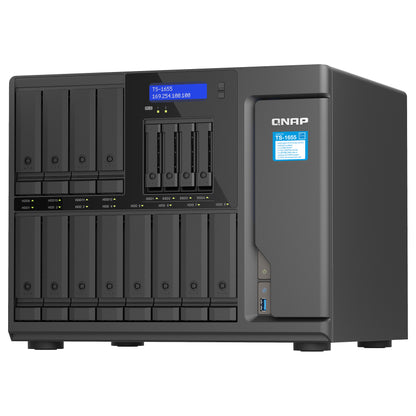 QNAP TS-1655-8G 16-Bay NAS Intel Atom C5125 8-core/8-thread 2.8GHz processor