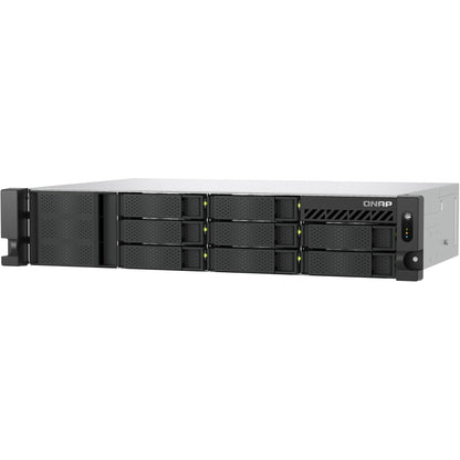 QNAP TS-855eU-RP-8G 8-bay short depth rackmount NAS Intel Atom C5125 8C 2.8GHz 8GB RAM 2x2.5GbE 2xM.2 2280 2xPCIe Gen3 1x250W R PSU