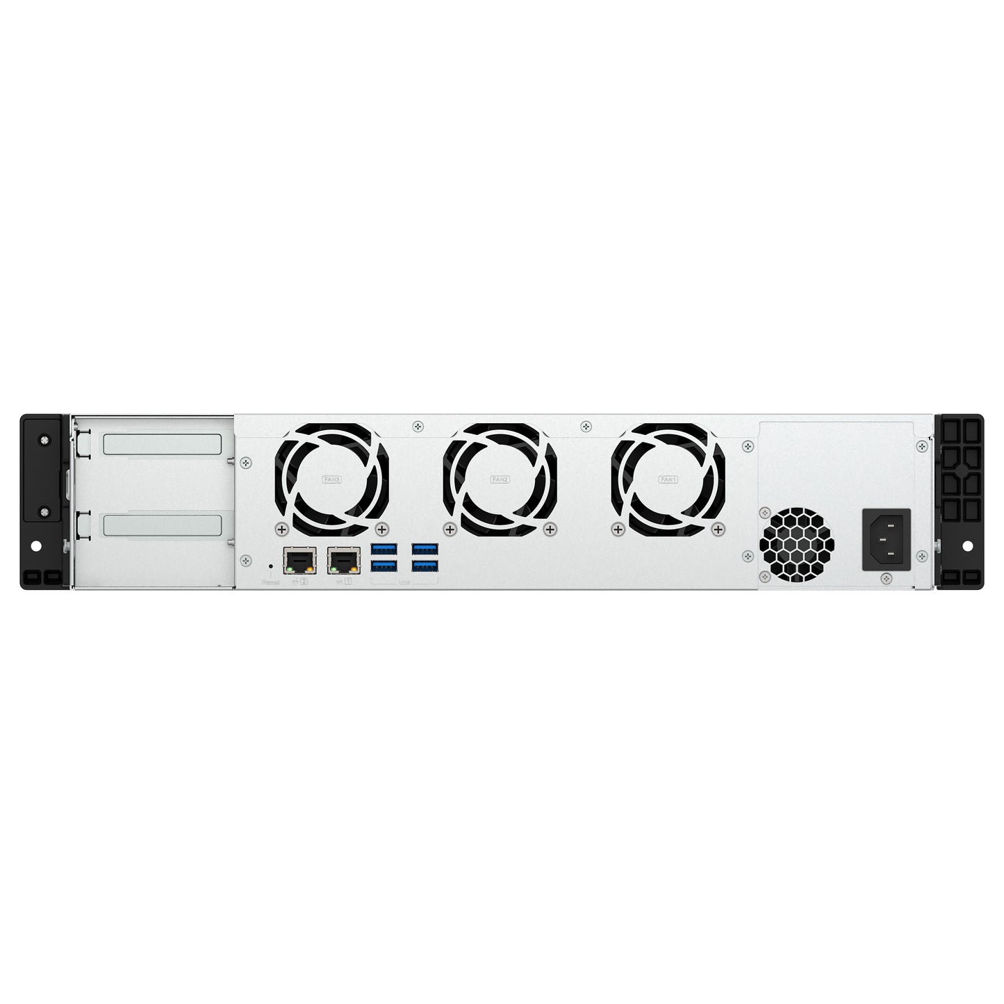 QNAP TS-855eU-8G 8-bay short depth rackmount NAS Intel Atom C5125 8C 2.8GHz 8GB RAM 2x2.5GbE 2xM.2 2280 2xPCIe Gen3 PSU