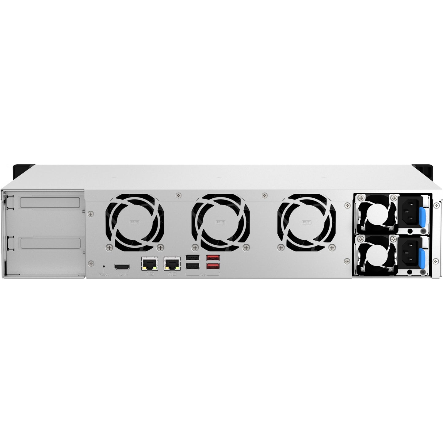 QNAP TS-864eU-RP-8G 2U 8-bay short depth 30,48cm 12Zoll rackmount NAS Intel Celeron N5095 quad-core 8GB 8x3.5/2.5 SATA 2x300W r PSU