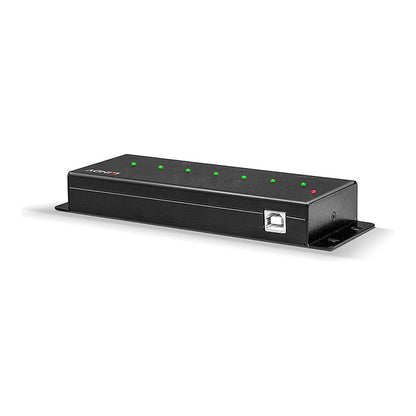 LINDY USB HUB 7x Lindy USB Metall Hub 2.0 Industrial
