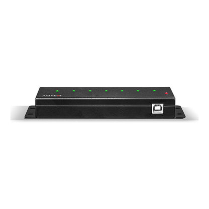 LINDY USB HUB 7x Lindy USB Metall Hub 2.0 Industrial