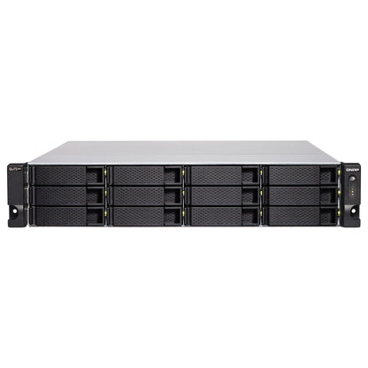 QNAP TS-h1886XU-RP-R2-D1622-32G-RED 12+6 Bay 2U NAS Intel Xeon D-1622 4cores/8threads 3.2GHz 32GB ECC DDR4 6x6,35cm 3,5Zoll+5Y Wrnty