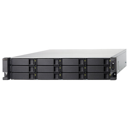 QNAP TS-h1886XU-RP-R2-D1622-32G-RED 12+6 Bay 2U NAS Intel Xeon D-1622 4cores/8threads 3.2GHz 32GB ECC DDR4 6x6,35cm 3,5Zoll+5Y Wrnty