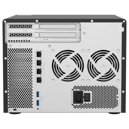QNAP TS-h886-D1602-8G-BRO 8-Bay QuTS hero NAS Intel Xeon D1602 built-in 2 M.2 NVMe Gen3 port SATA 8GB RAM + 5 Year Warranty
