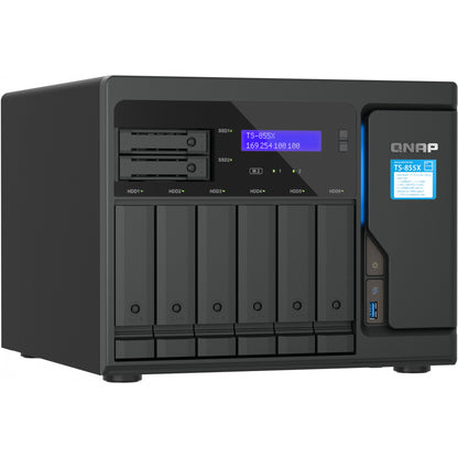 QNAP TS-855X-8G 8 Bay tower NAS Intel Atom C5125 8GB DDR4