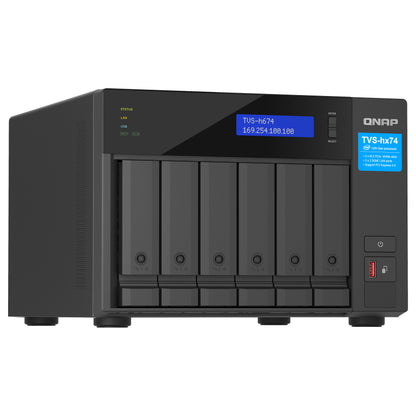 QNAP TVS-h674T-i5-32G 6-Bay NAS Intel Core i5-12400 6-core/12-thread up to 4.4GHz
