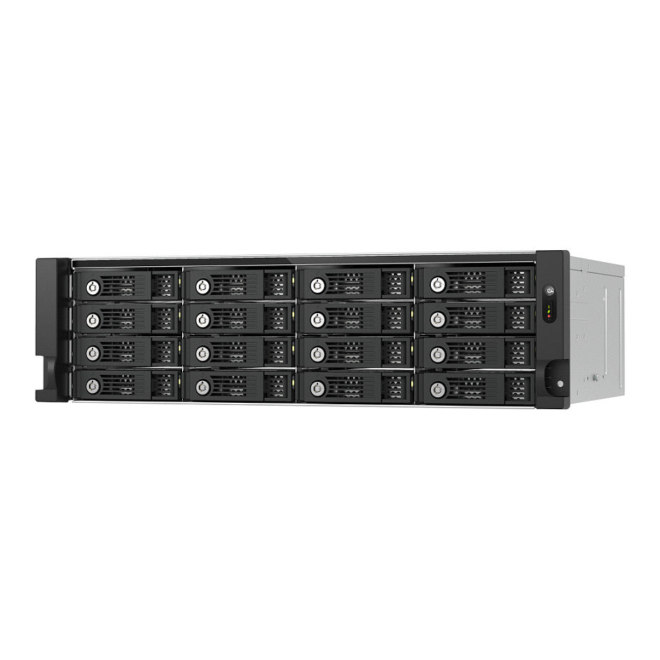 QNAP TL-R1600PES-RP 16-bay 3U rackmount PCIe interface SATA JBOD expansion enclosure 6,35/8,89cm 2,5/3,5Zoll