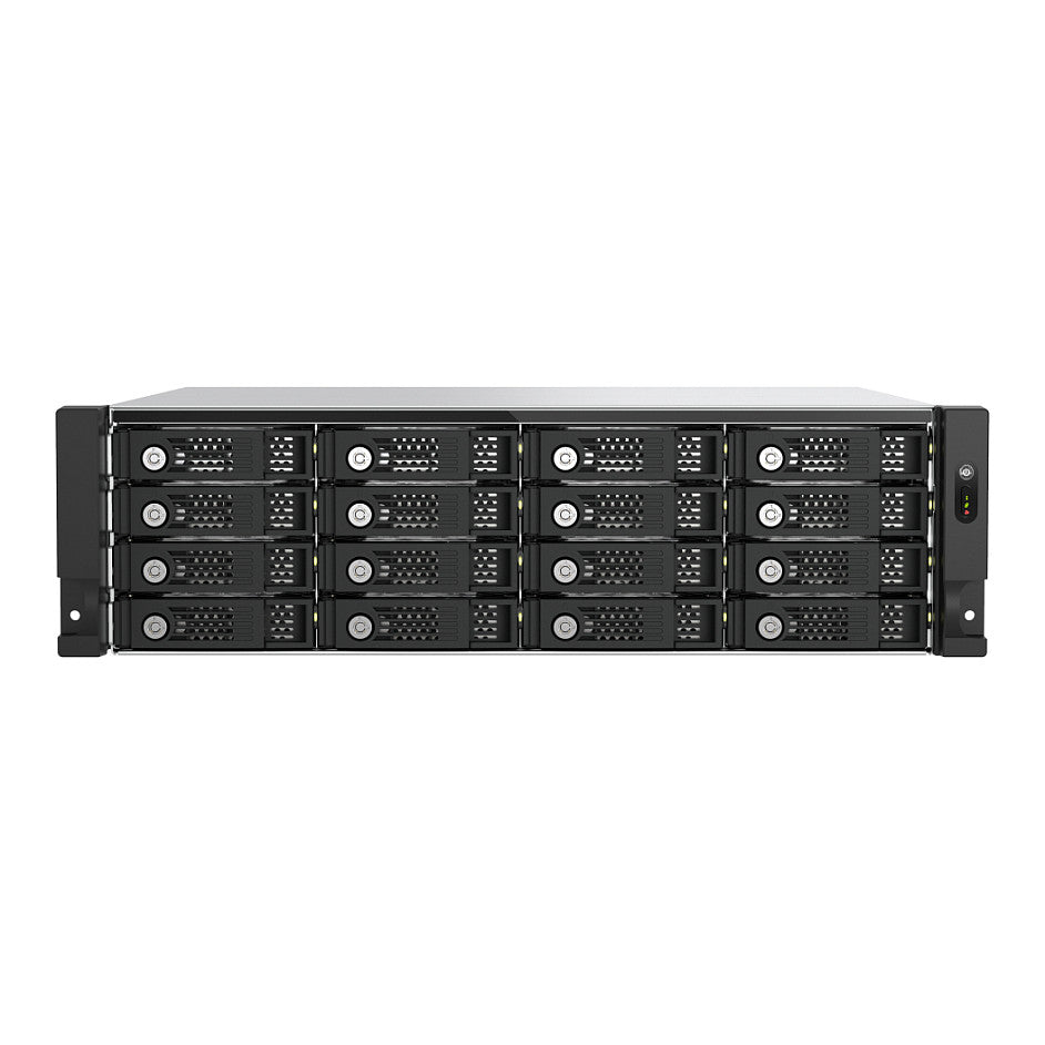 QNAP TL-R1600PES-RP 16-bay 3U rackmount PCIe interface SATA JBOD expansion enclosure 6,35/8,89cm 2,5/3,5Zoll
