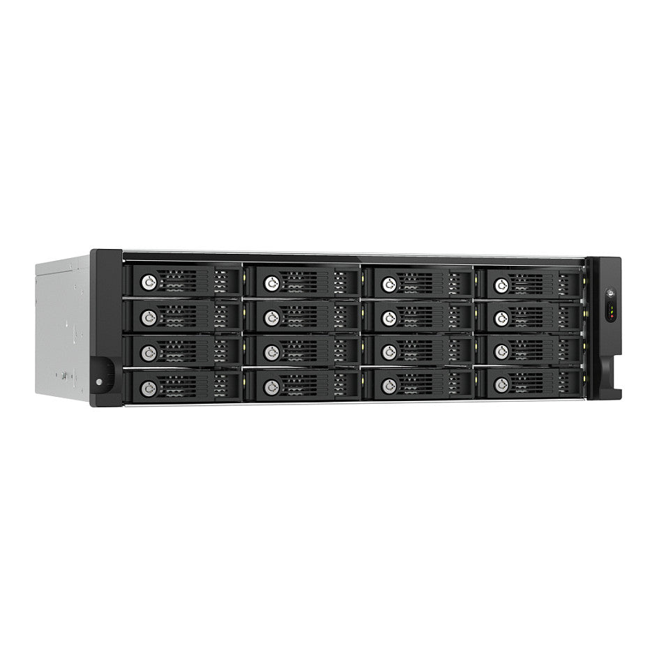 QNAP TL-R1600PES-RP 16-bay 3U rackmount PCIe interface SATA JBOD expansion enclosure 6,35/8,89cm 2,5/3,5Zoll