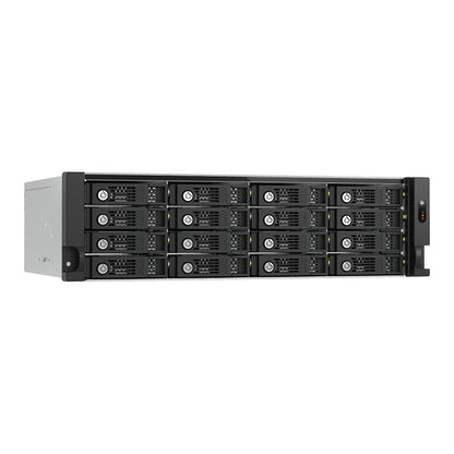 QNAP TL-R1600PES-RP 16-bay 3U rackmount PCIe interface SATA JBOD expansion enclosure 6,35/8,89cm 2,5/3,5Zoll