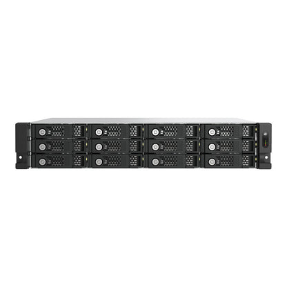 QNAP TL-R1200PES-RP 12-bay 2U rackmount PCIe interface SATA JBOD expansion enclosure 6,35/8,89cm 2,5/3,5Zoll