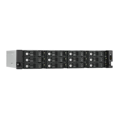 QNAP TL-R1200PES-RP 12-bay 2U rackmount PCIe interface SATA JBOD expansion enclosure 6,35/8,89cm 2,5/3,5Zoll