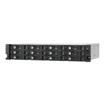 QNAP TL-R1200PES-RP 12-bay 2U rackmount PCIe interface SATA JBOD expansion enclosure 6,35/8,89cm 2,5/3,5Zoll