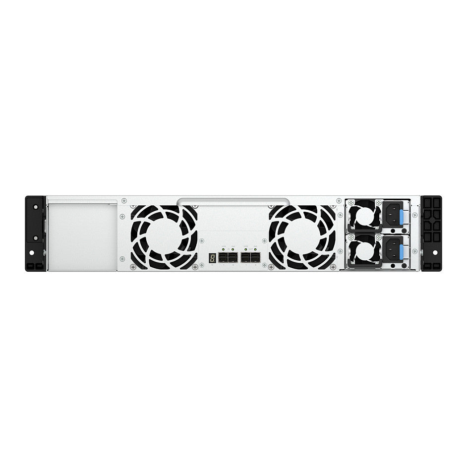 QNAP TL-R1200PES-RP 12-bay 2U rackmount PCIe interface SATA JBOD expansion enclosure 6,35/8,89cm 2,5/3,5Zoll