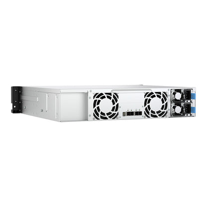 QNAP TL-R1200PES-RP 12-bay 2U rackmount PCIe interface SATA JBOD expansion enclosure 6,35/8,89cm 2,5/3,5Zoll