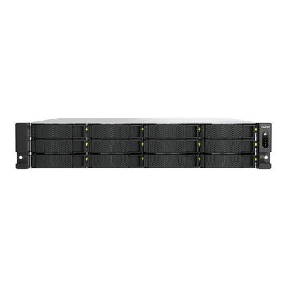 QNAP TS-h1277AXU-RP-R7-32G 2U 12-bay NAS AMD Ryzen 7 Pro 7745 8C/16T boost up to 5.3GHz 32GB DDR5 non-ECC RAM
