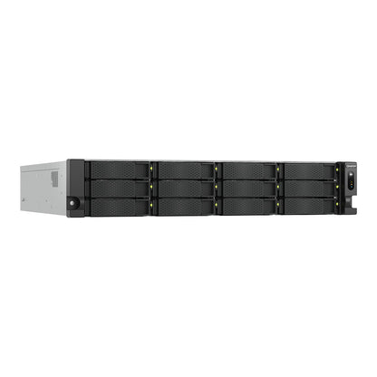 QNAP TS-h1277AXU-RP-R7-32G 2U 12-bay NAS AMD Ryzen 7 Pro 7745 8C/16T boost up to 5.3GHz 32GB DDR5 non-ECC RAM