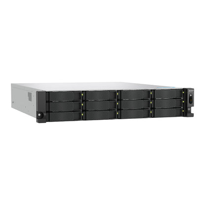 QNAP TS-h1277AXU-RP-R7-32G 2U 12-bay NAS AMD Ryzen 7 Pro 7745 8C/16T boost up to 5.3GHz 32GB DDR5 non-ECC RAM