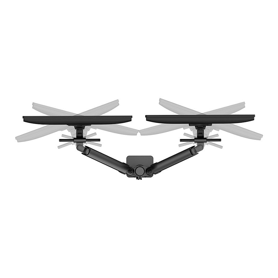 Neomounts DS65S-950BL2 Tischhalterung für 2 Monitore bis 86cm 34" 11KG Schwarz