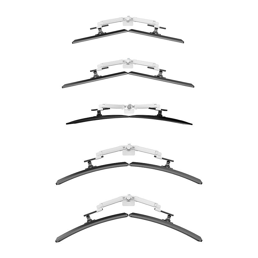 Neomounts DS65S-950WH2 Tischhalterung für 2 Monitore bis 86cm 34" 11KG Weiß