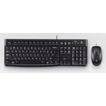 Logitech Desktop MK120 [FR] schwarz/noir