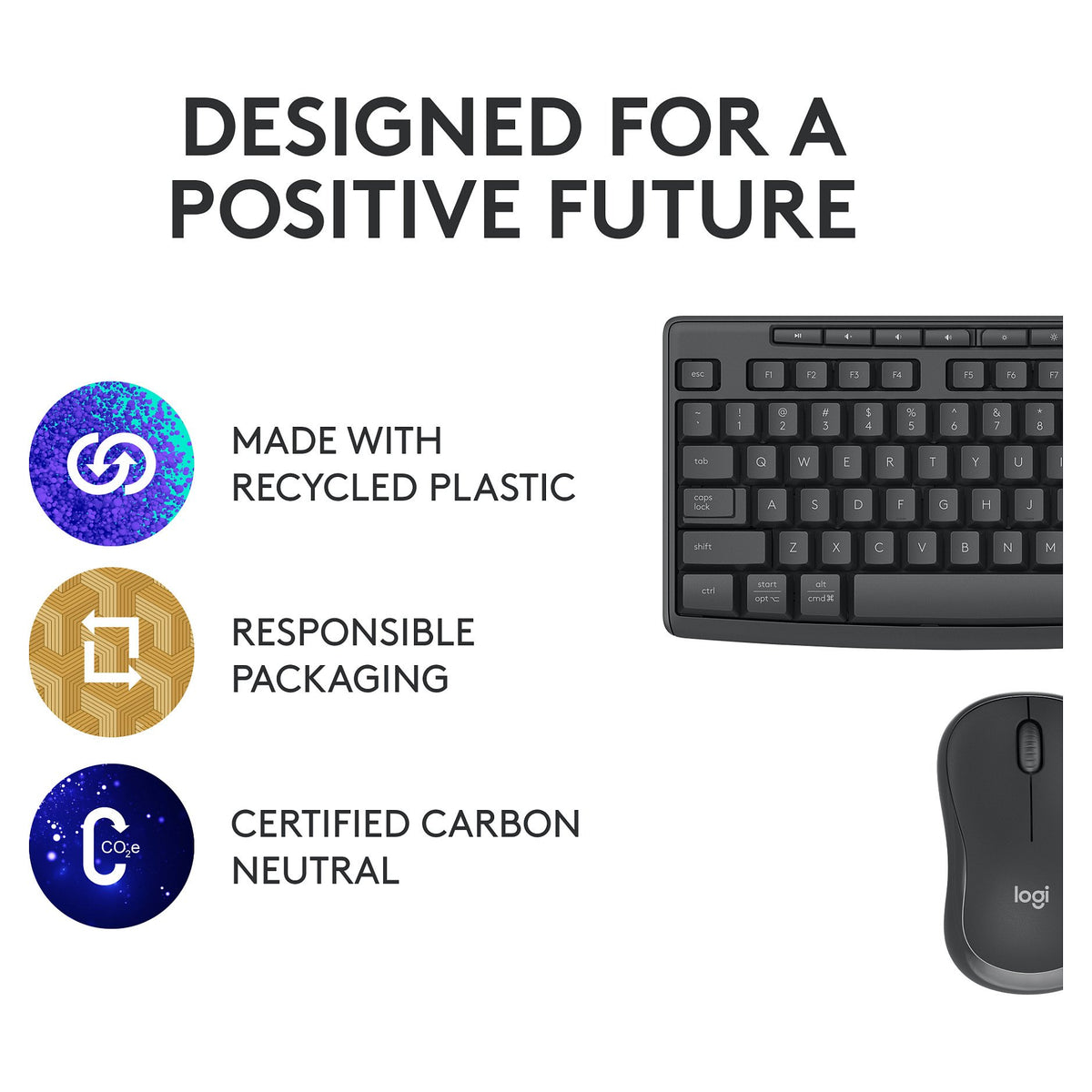 Logitech Desktop MK370 Wireless Combo for Busi. [CH] BOLT Black BT